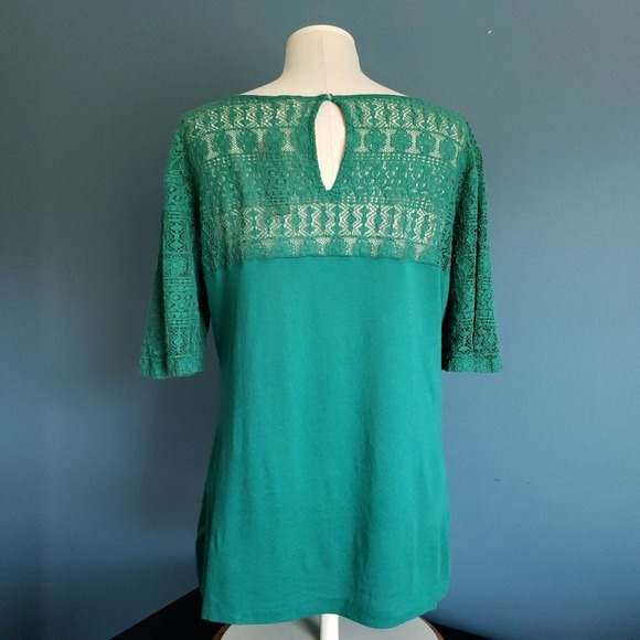 J. Crew Lace Yoke Blouse - Picture 4 of 6